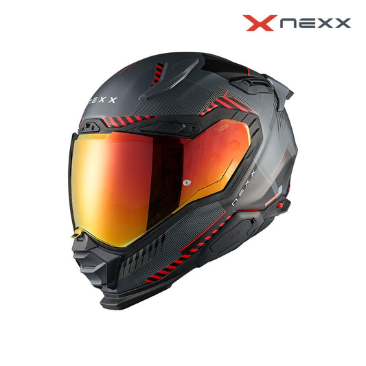 NEXX X.WST3 FLUENCE CINZA VERMELHO MATTE — imagem 2